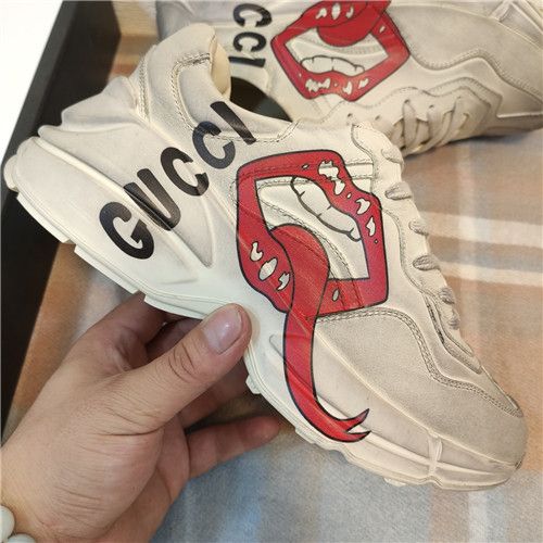 rhyton sneaker with mouth print price