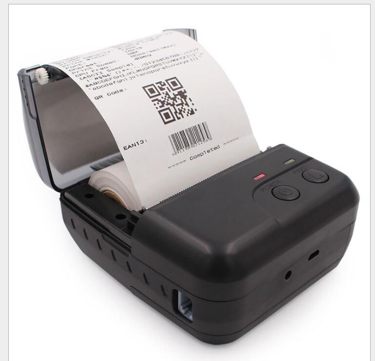 Portable Bluetooth Printer Handheld Receipt Printer 80 Wireless ...