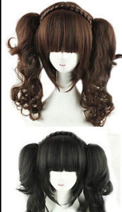 anime ponytail wig