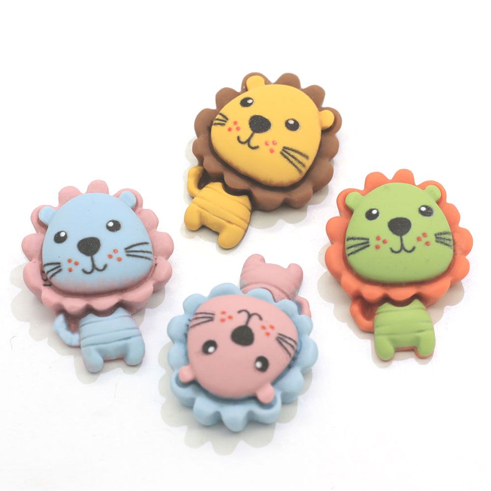 Acheter New Kawaii 19 25mm Resine Mignon Lion Cabochons Cartoon Belle Bebe Lion Slime Charms Flatback Plat Retour Resine Animal Lion Cabs De 6 63 Du Zhangxuan0808 Fr Dhgate Com