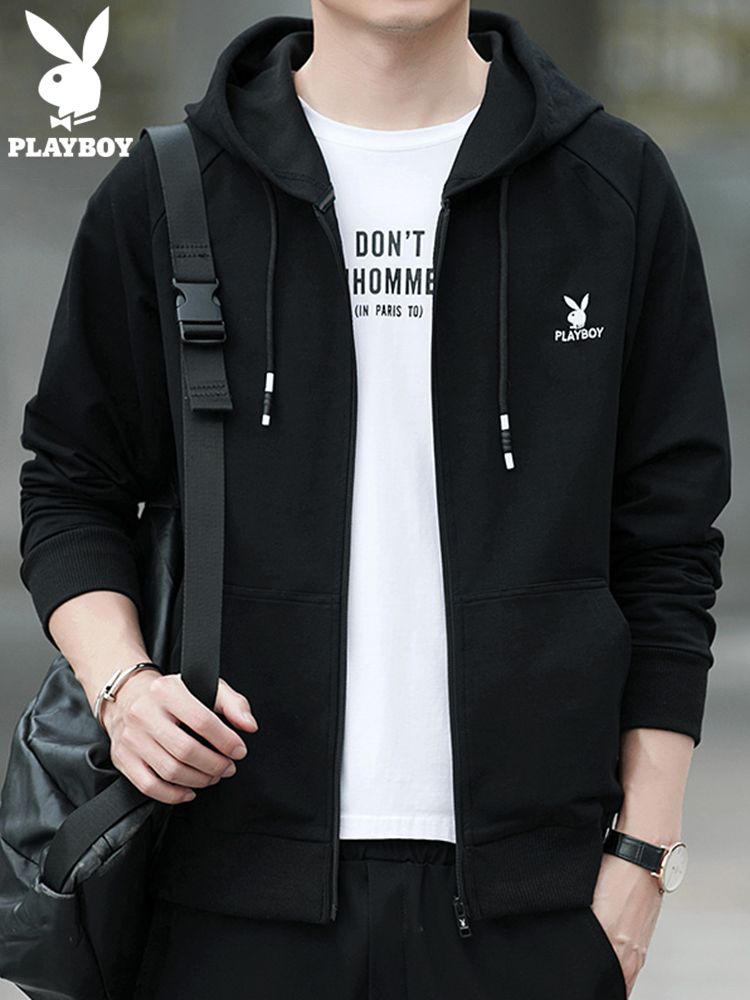 zip up playboy moletom com capuz