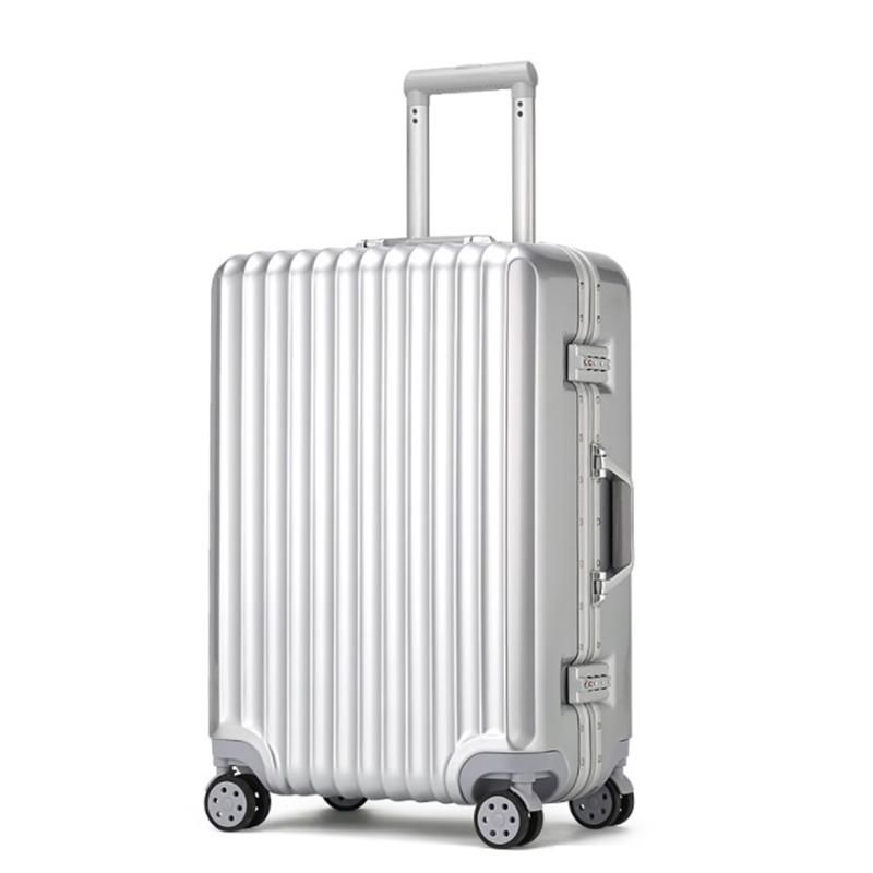 aluminium travel suitcase