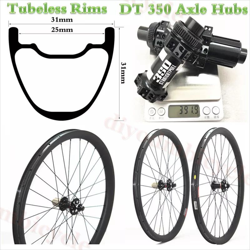 29er disc wheelset