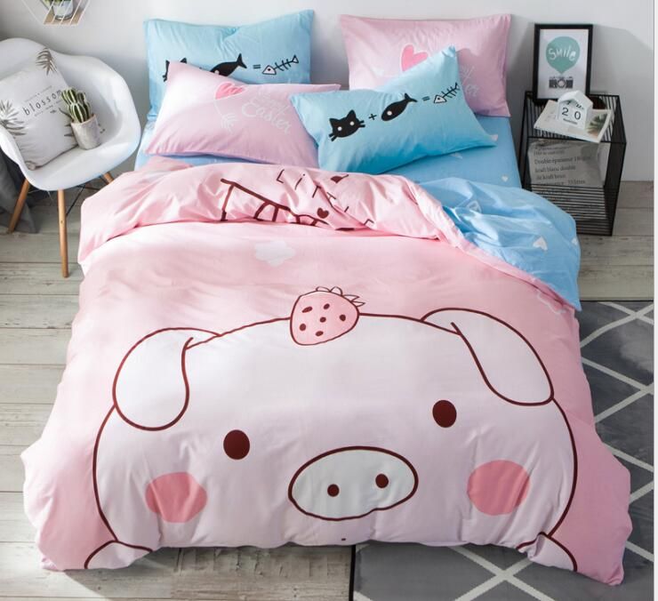 pink childrens bedding
