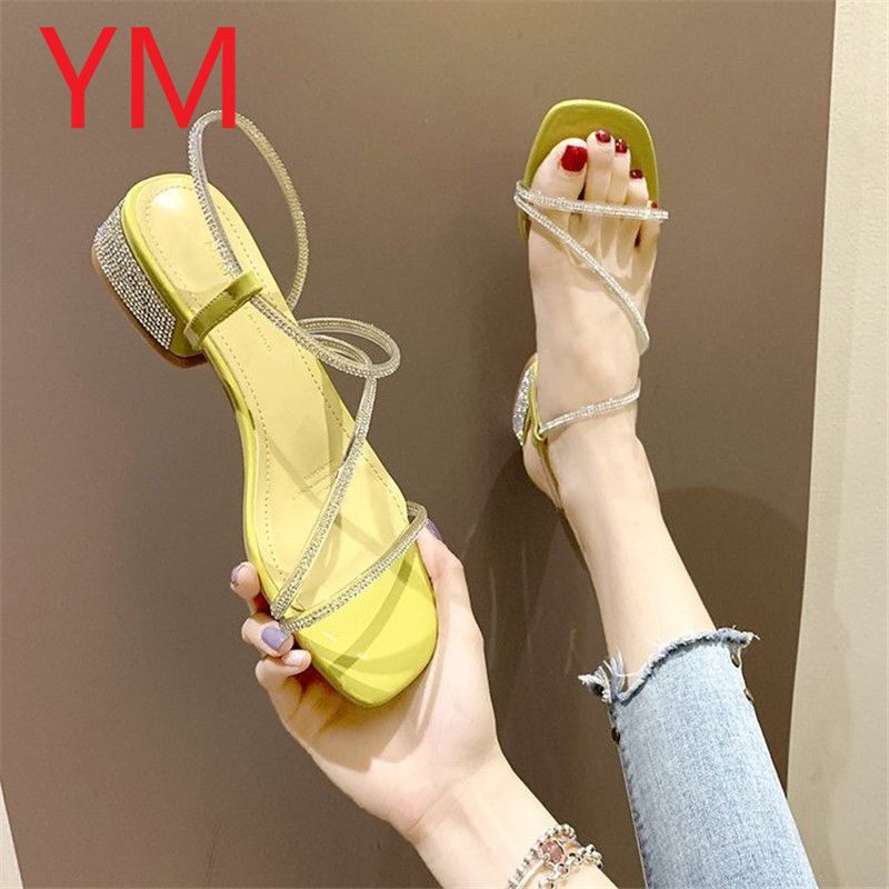 clear plastic block heels