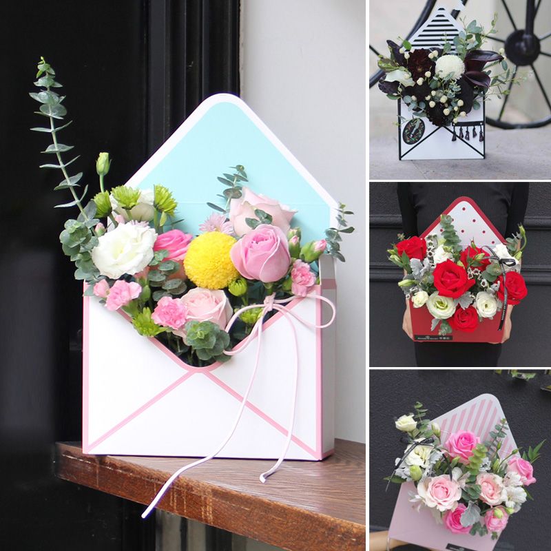 Satin Al 35 24 8 Cm Mini Yaratici Zarf Cicek Kutusu Cicek Kutusu Malzeme Gul Dekorasyon Hediye Cicek Yapimi Fold El 7a1466 Tl187 98 Dhgate Comda