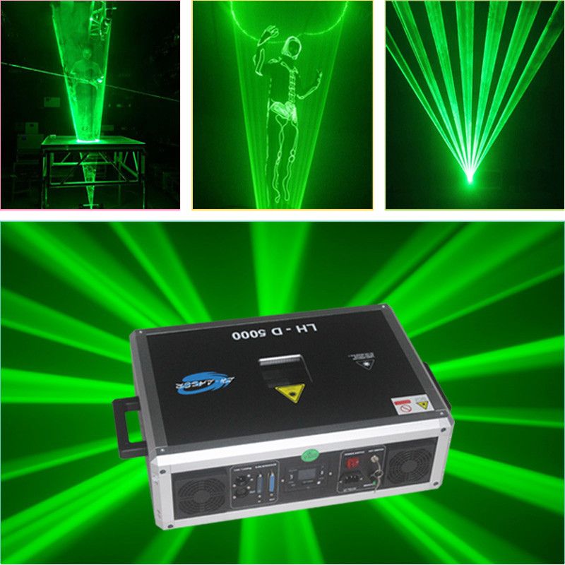 green laser light show