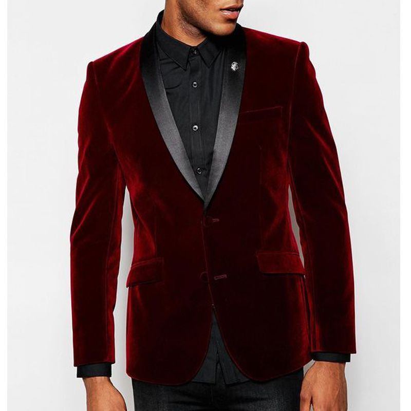 costume velours homme