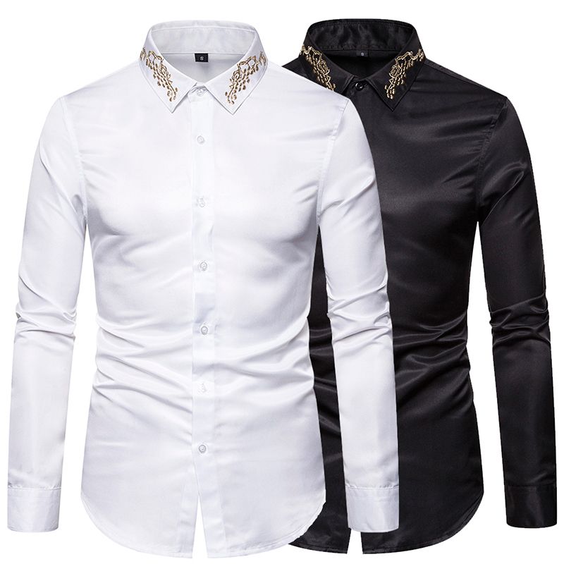 camisas bordadas hombre