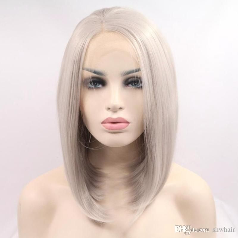 short silver hair wig