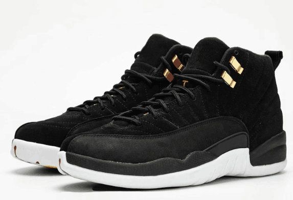 black white and gold 12s