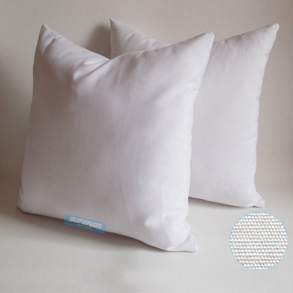 Cheap 18x18 Inches 8 Oz Canvas Pillow Case Plain Raw Cotton Blank