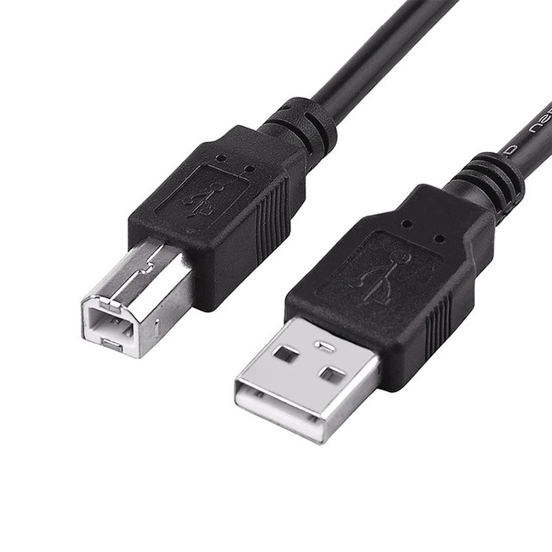 100pcs 1.8M USB 2.0 A al adaptador masculino de B Cable de para Epson Canon de Sharp HP Tipo B Impresora de extensión cable del escáner