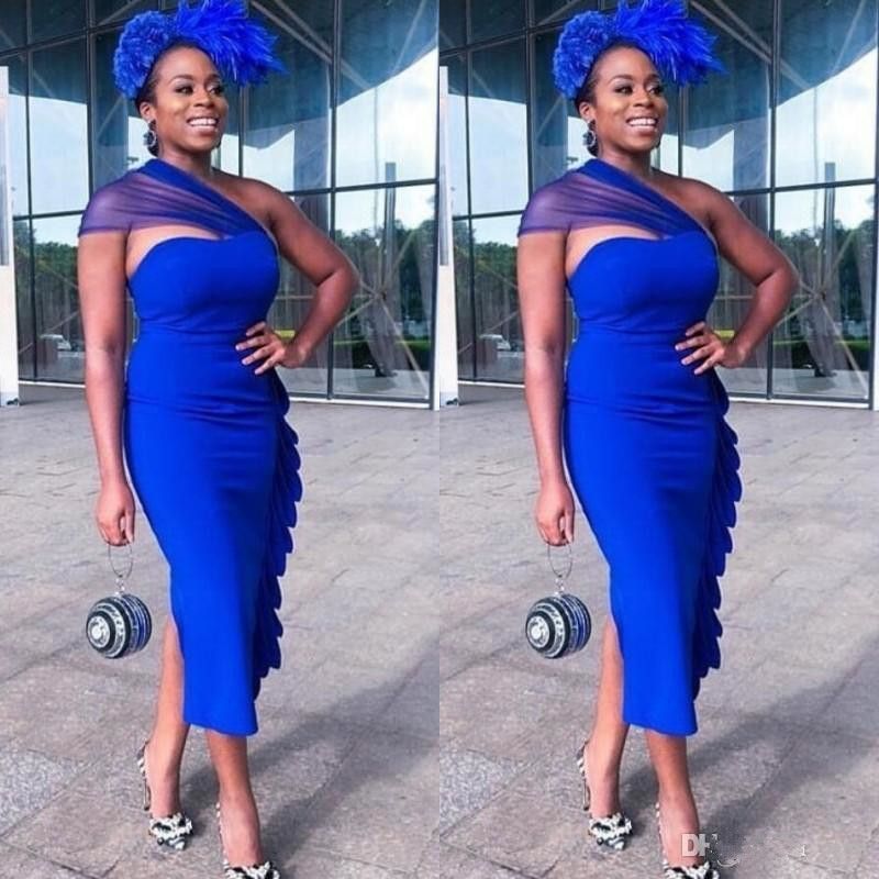 Fashion Royal Blue Cocktail Party 