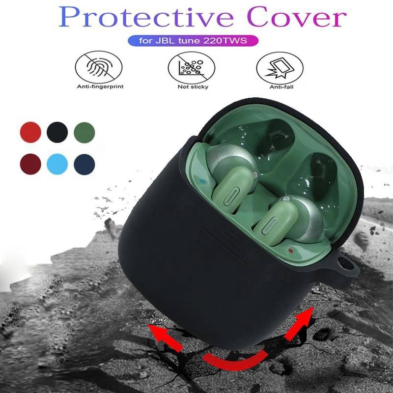 Compre Para JBL Tune 220 TWS Silicone Sem Fio Fones De Ouvido Anti Fall  Protective Cover Barato | Entrega Rápida E Qualidade | Pt.Dhgate