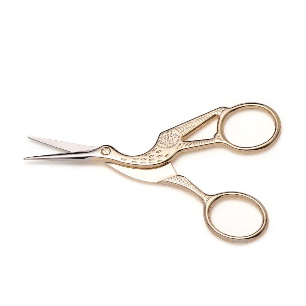 MINI IN ACCIAIO INOX VINTAGE ricamo punto croce forbici per forma di farfalla