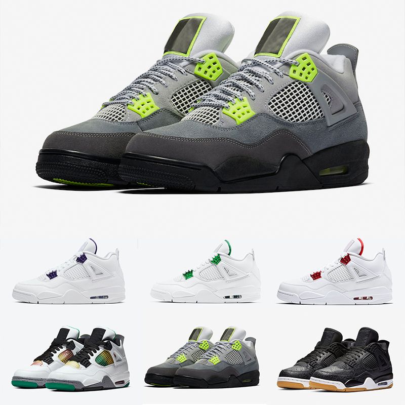 neon color basketball shoes