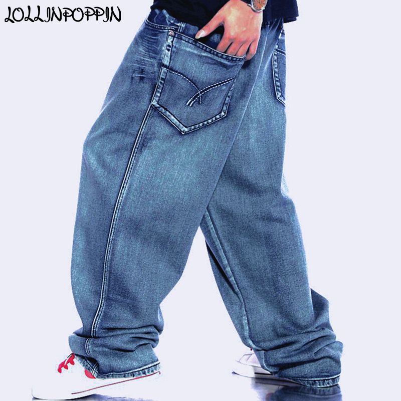 Retro Baggy Jeans Ropa vintage Pantalones de mezclilla Hombre Hiphop Skateboarder Jeans Letras