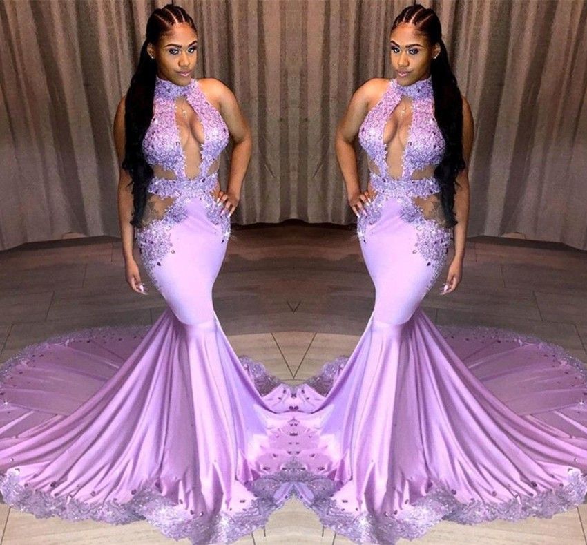 light purple mermaid dress