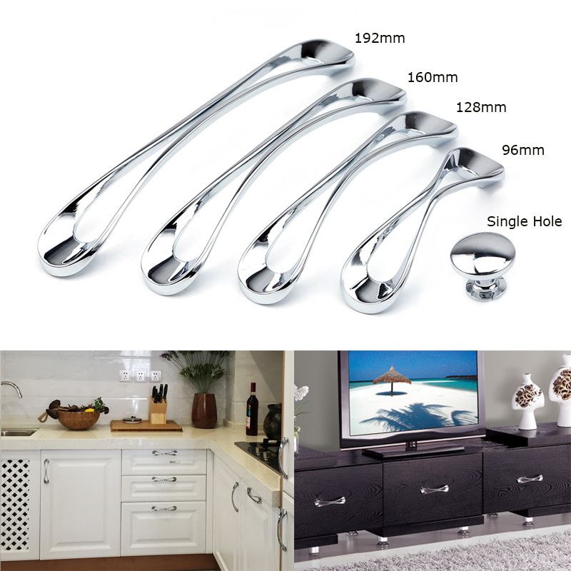 Chrome Plated Wardrobe Door Handles Modern Simple Zinc Alloy Cabinet Cupboard Kitchen Bedroom Pulls Knobs For Hardware Furniture Uk 2019 From Jmqj66