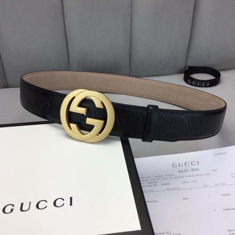 rose gold gucci belt
