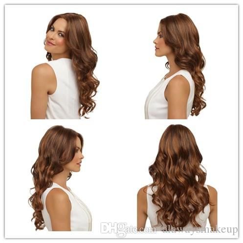 Hot Cheap Wigs Long Curly Synthetic Women Hair Wigs Heat Resistant