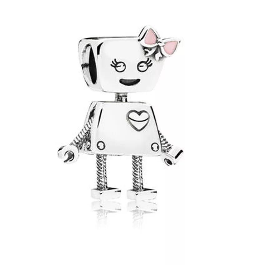 Silverstyle Bella Robot Charm 