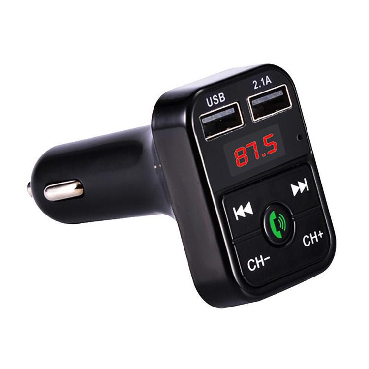 fgghfgrtgtg Bluetooth4.2 FM Transmitter Magnetic Car Wireless Radio Adapter MP3 Player Handsfree Dual USB Voltage Detection 