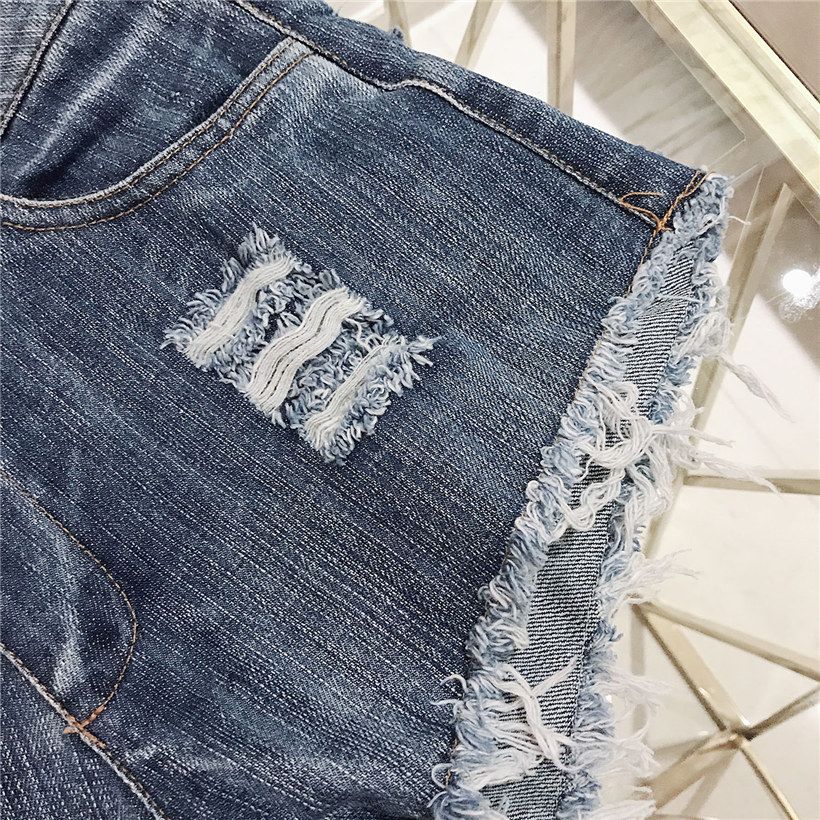 Acquistare Pantaloncini Scollati Da Donna Jeans Strappati Super Mini 30  Vita Alta Sexy Estate Outwear Night Club Shorts In Jeans Con Retro Foro  Posteriore Economico | Consegna Veloce E Qualità | DHgate Italy