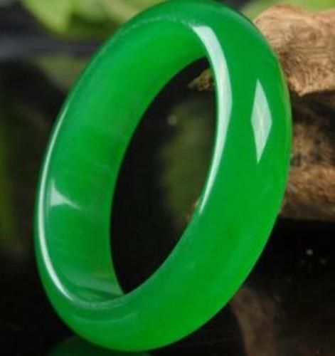 Green Certified 100/% Natural Royal nephrite jade jadeite bracelet 56mm-63mm