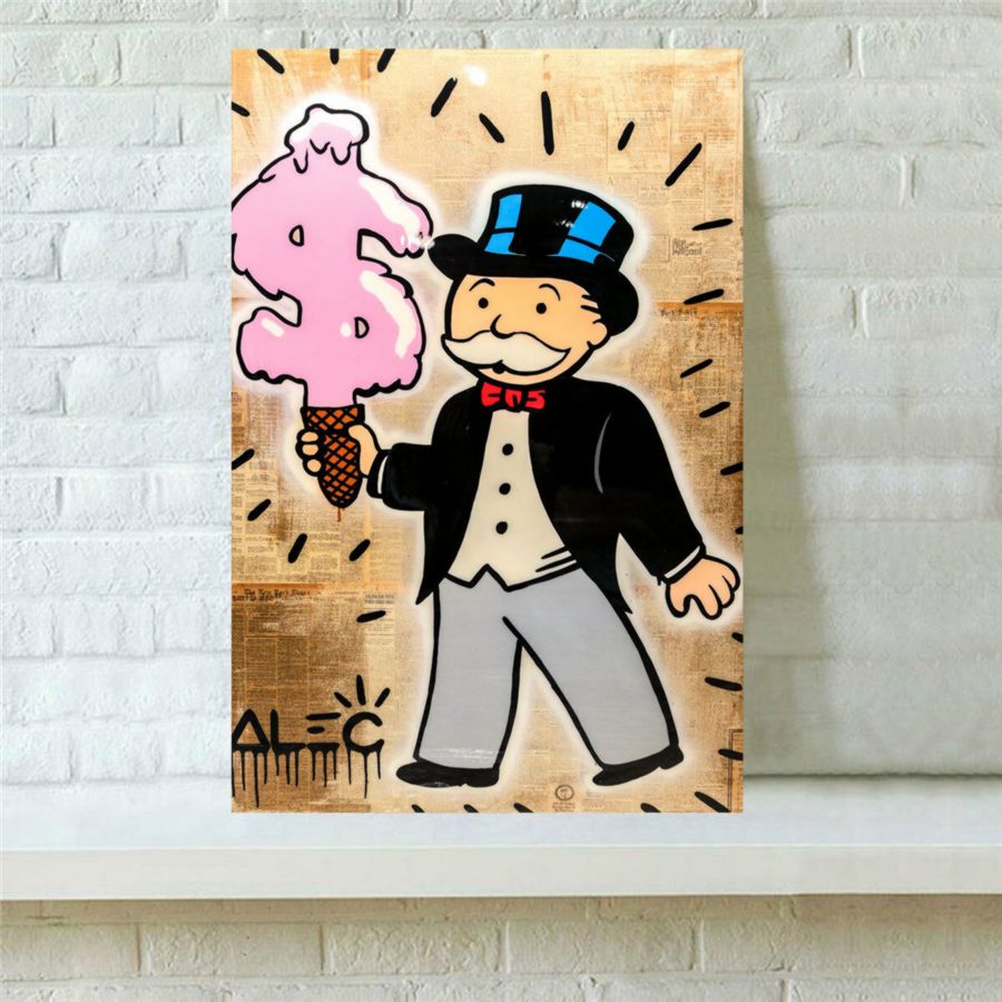 12/"x18/"Ice Cream Strawberry Home Decor HD Canvas Print Picture Wall Art Painting