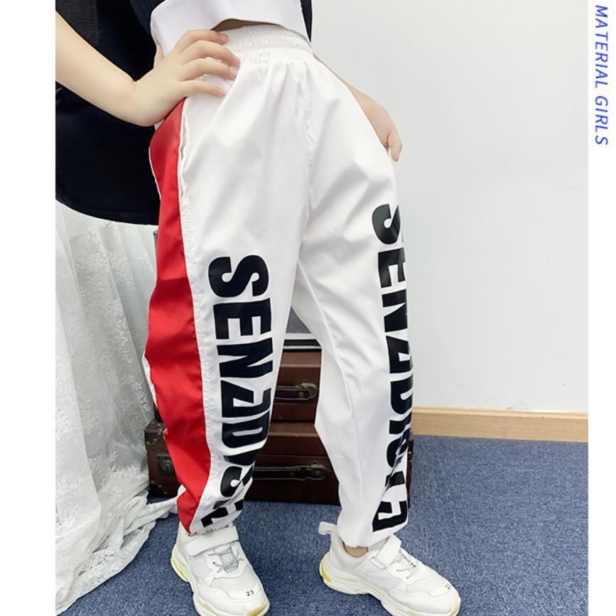 Compra Adolescente Niños Y Niñas De La Letra De Impresión Pantalones 2019  Nueva Manera Del Verano Suelta Delgadas Pantalones De Los Niños Ropa De  Deporte, Pantalones Ws782 Barato | Entrega Rápida Y