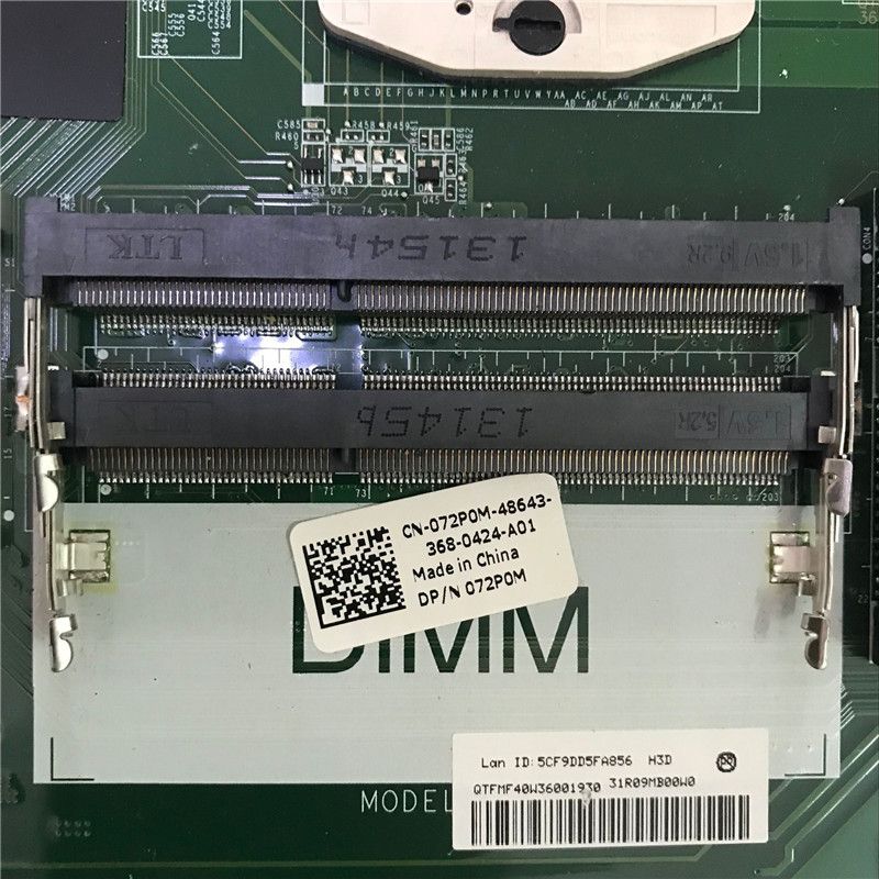 For Dell Inspiron 17R N7720 7720 Intel CN-072P0M Motherboard Tested OK