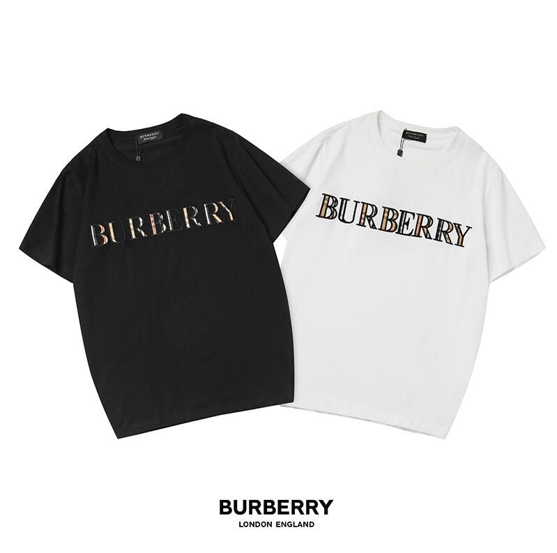 white and black burberry shirt