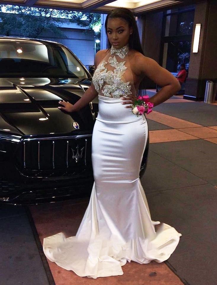 2020 Modern Black Girls Prom Dresses 