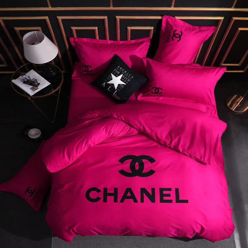 Red Color Cotton New Home Duvet Cover Hot Sale Bedding Set