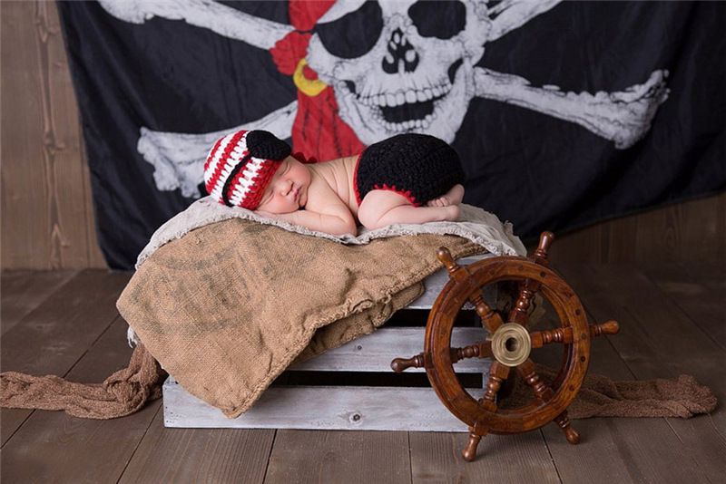 21 Baby Photography Props Baby Boys Pirate Costume Fotografia Props Infant Knitted Newborn Photo Shoot Outfits From Balala Baby 6 65 Dhgate Com