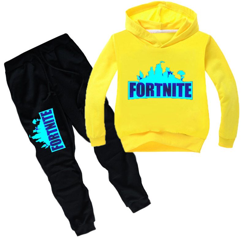 Teenmiro Juego Fortnite juego de ropa de niño Sudadera para Pantalones Spring Girl Sport Wear Ropa Battle Royale Niño causal chándal