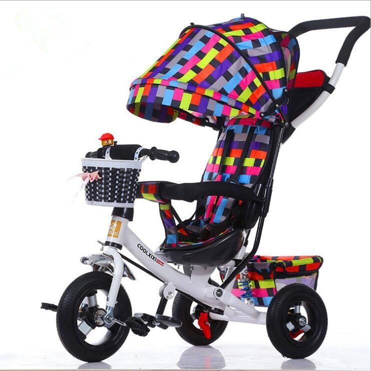 Integral miel estornudar bicicletas plegables portátiles de bicicletas para niños de coche de bebé de  la bicicleta bebé de tres ruedas 1-3-6 años de edad regalos de bicicleta  bebé cochecito de niño