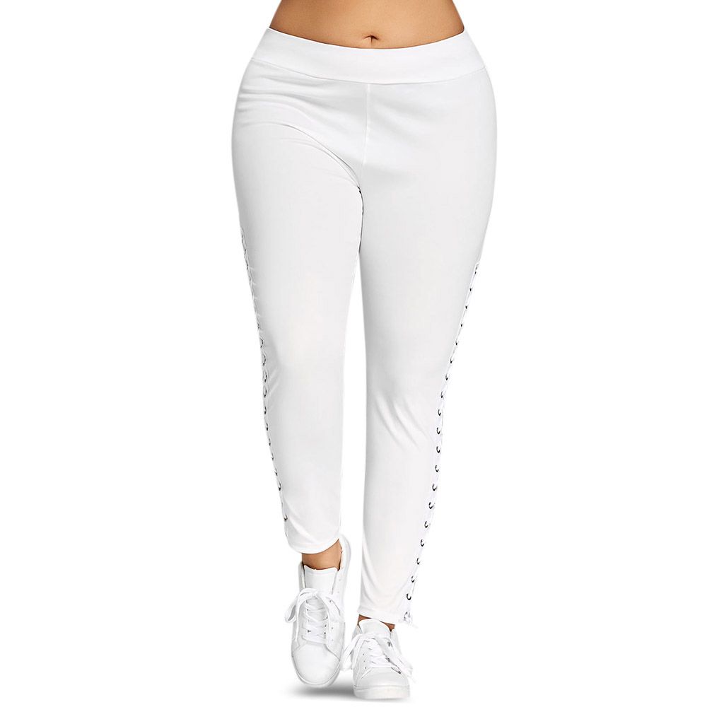 white pencil pants