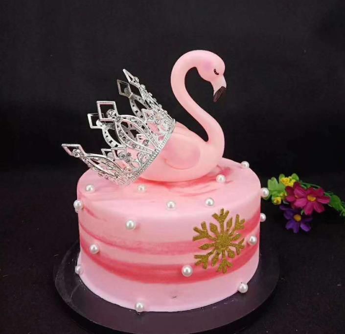 New Korea 6 Inch Birthday Baking Decoration With Stereo Alloy Embedded Crown Cake For Children From Zyl6668 8 75 Dhgate Com