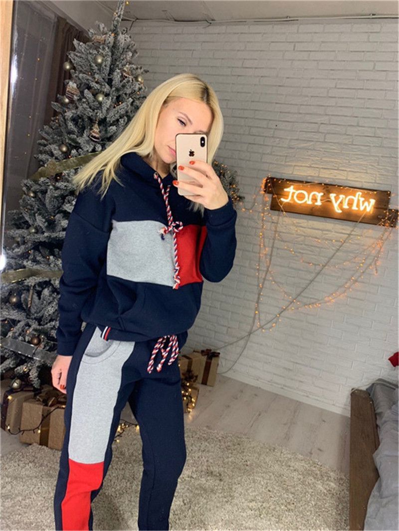 Tute Da Donna Firmate Tute Sportive Con Cappuccio A Manica Lunga Con  Risvolto Maniche Lunghe Autunno E Inverno Moda Sportiva Abbigliamento  Sportivo Da 64,69 € | DHgate Italy