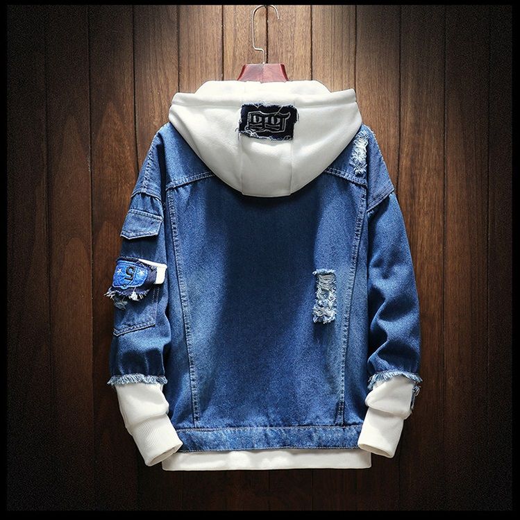 Spring Autumn Mens Denim Jacket Mens 