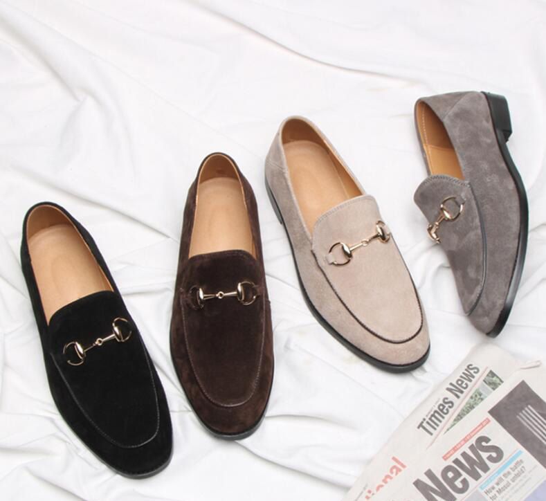 Hot Sale-ng Men Velvet Loafers Party 