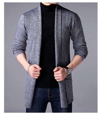 Buy Best And Latest Gender Geuno New 2019 Men Long Style Cardigan 