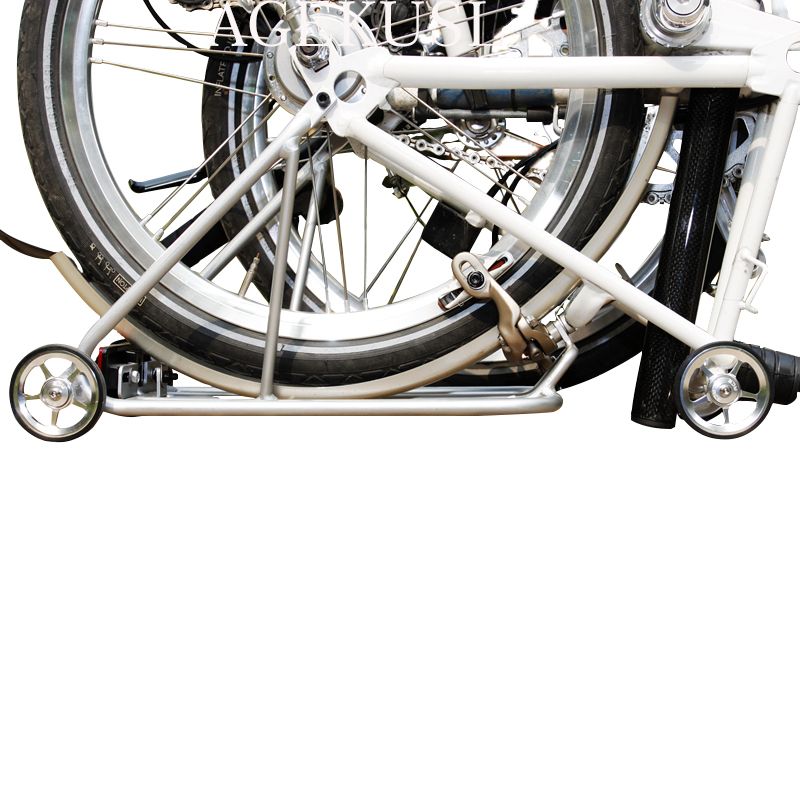 AGEKUSL Bike Rear Regular Rack For Brompton Folding Bicycle Cargo Rack Wheels