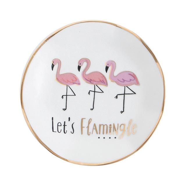 runder Flamingo
