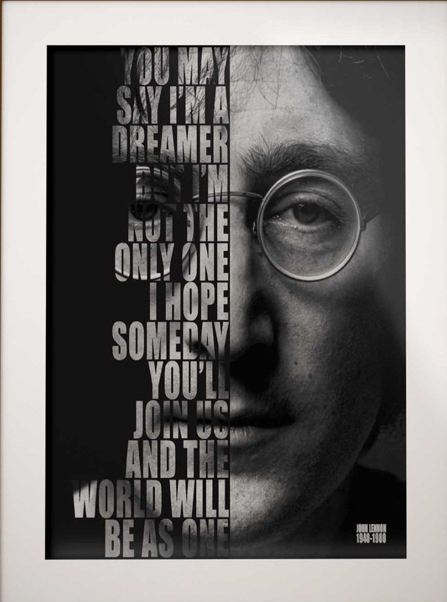 JOHN LENNON IMAGINE CANVAS PRINT PICTURE WALL ART FREE FAST DELIVERY