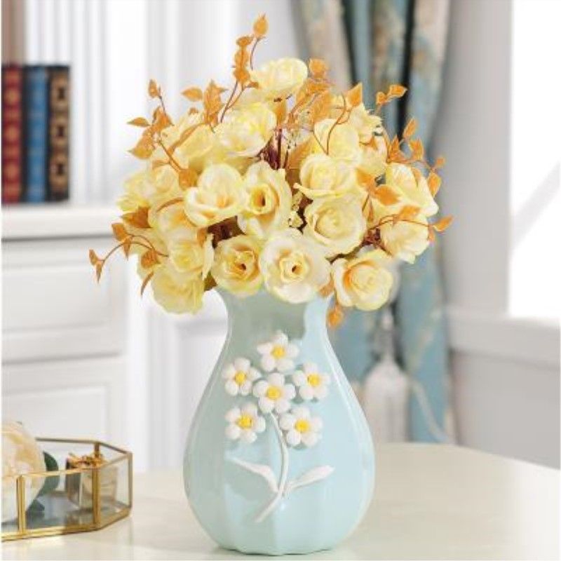 European Ceramic Vase Decoration Home Living Room Tv Cabinet European Ceramic Vase Decoration Home