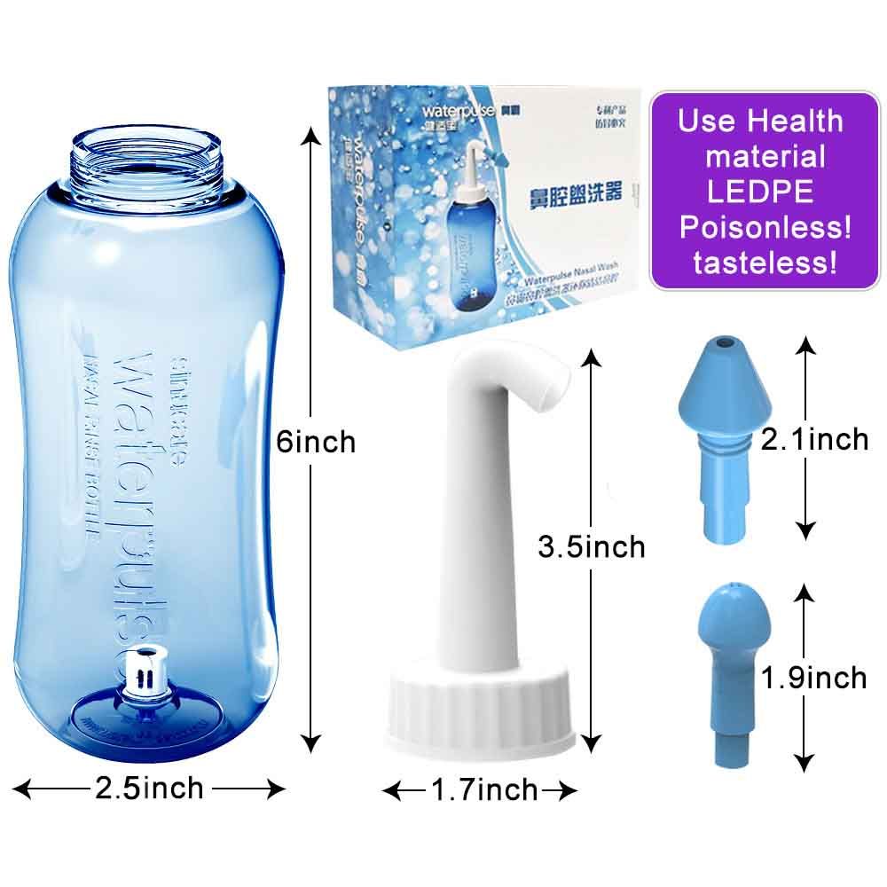 Nasal Wash With 30 Pack Nasal Rinse Mix Nose Cleanser Nose Wash Bottle Salt  Allergies Relief Rinse Irrigator From Lwenxihappy, $5.47